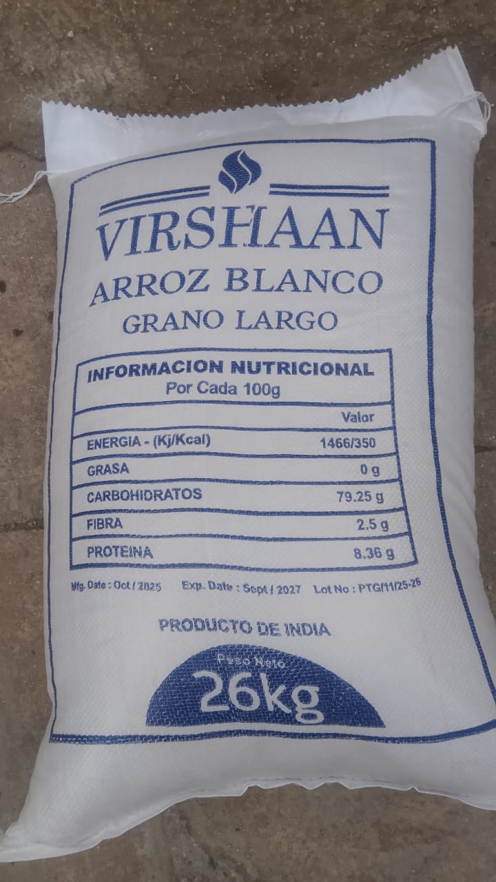 ? ARROZ  VIRSHAAN – Grano Largo  