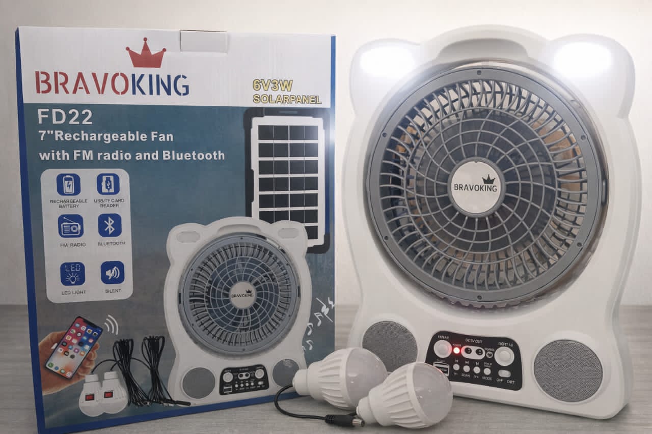 Ventilador Recargable BRAVOKING